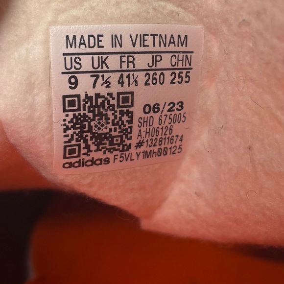 Adidas Gazelle Bold in Solar Orange/Solar Green mens size 9 - Picture 12 of 13